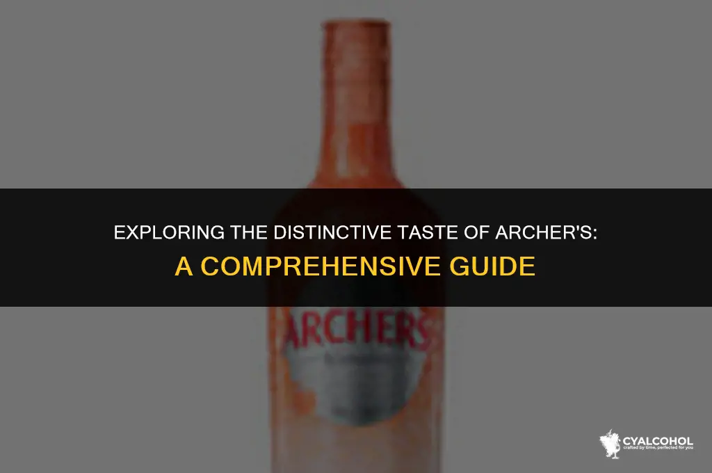 what type of alcohol is archers
