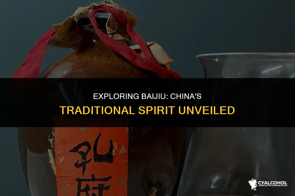 what type of alcohol is baijiu