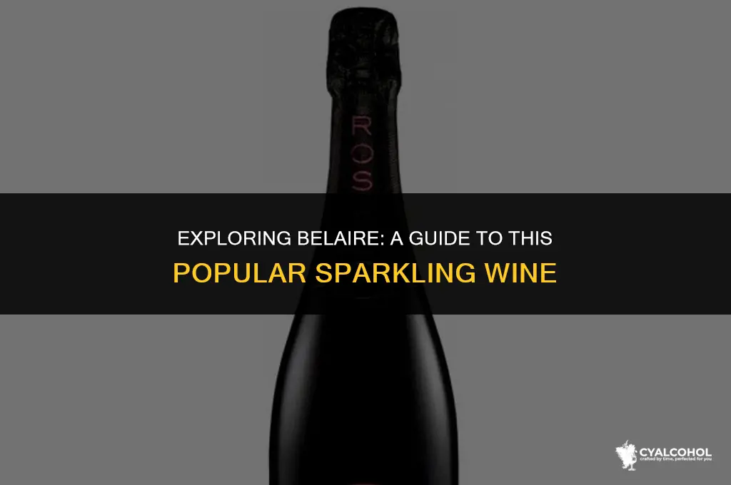 what type of alcohol is belaire