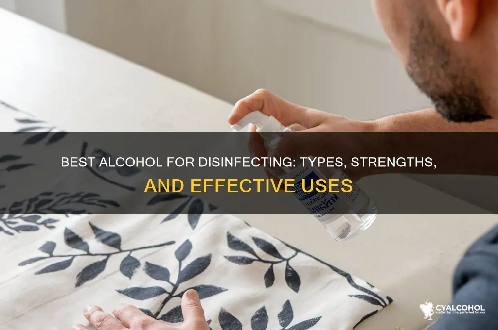 what type of alcohol is best for disinfecting