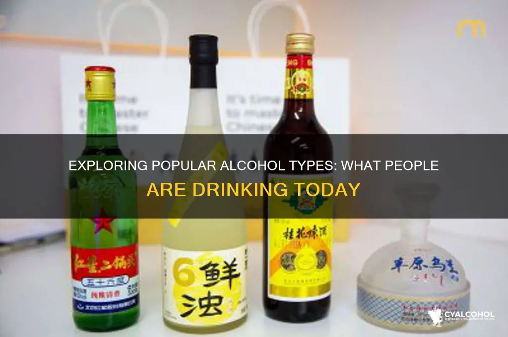 what type of alcohol is consumed