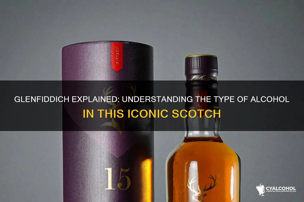 what type of alcohol is glenfiddich