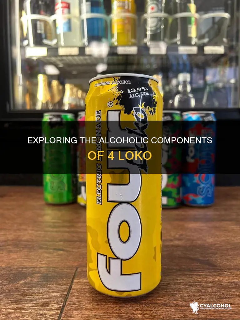 what type of alcohol is in a 4 loko