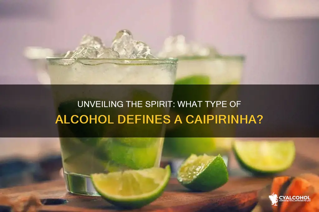 what type of alcohol is in a caipirinha