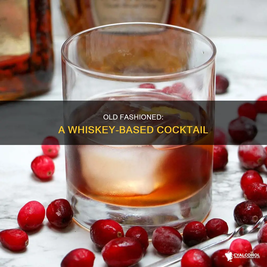 what type of alcohol is in an old fashioned
