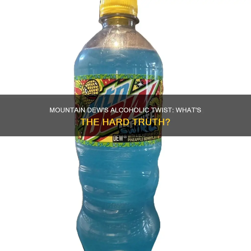 what type of alcohol is in hard mountain dew