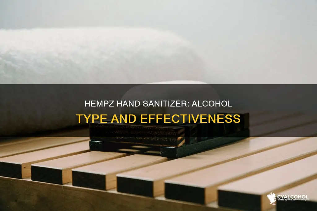 what type of alcohol is in hempz hand sanitizer