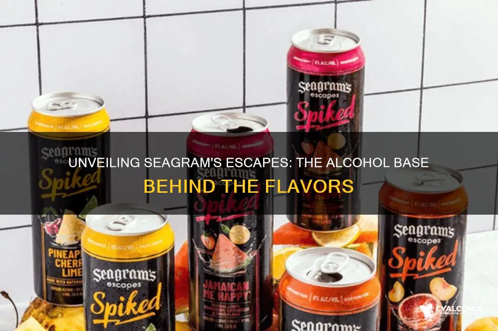 what type of alcohol is in seagrams escapes