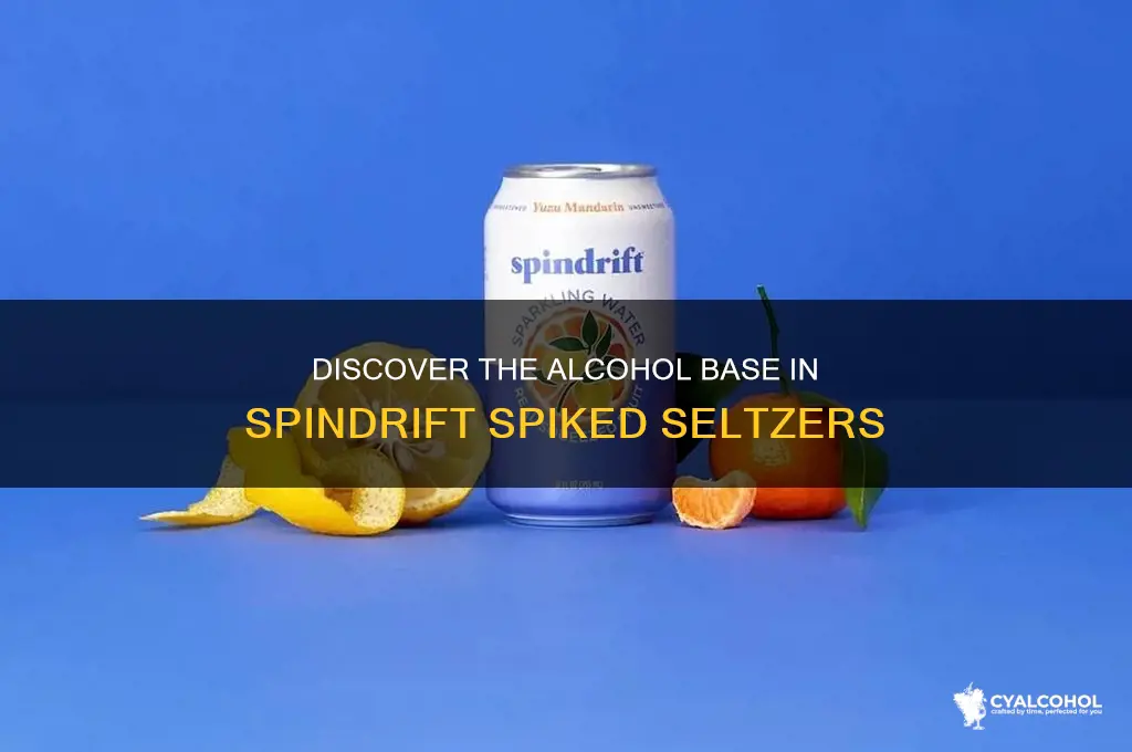 what type of alcohol is in spindrift spiked