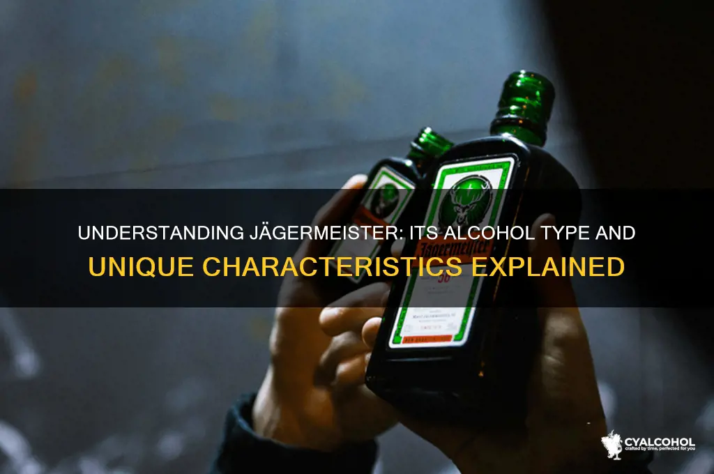 what type of alcohol is jaeger