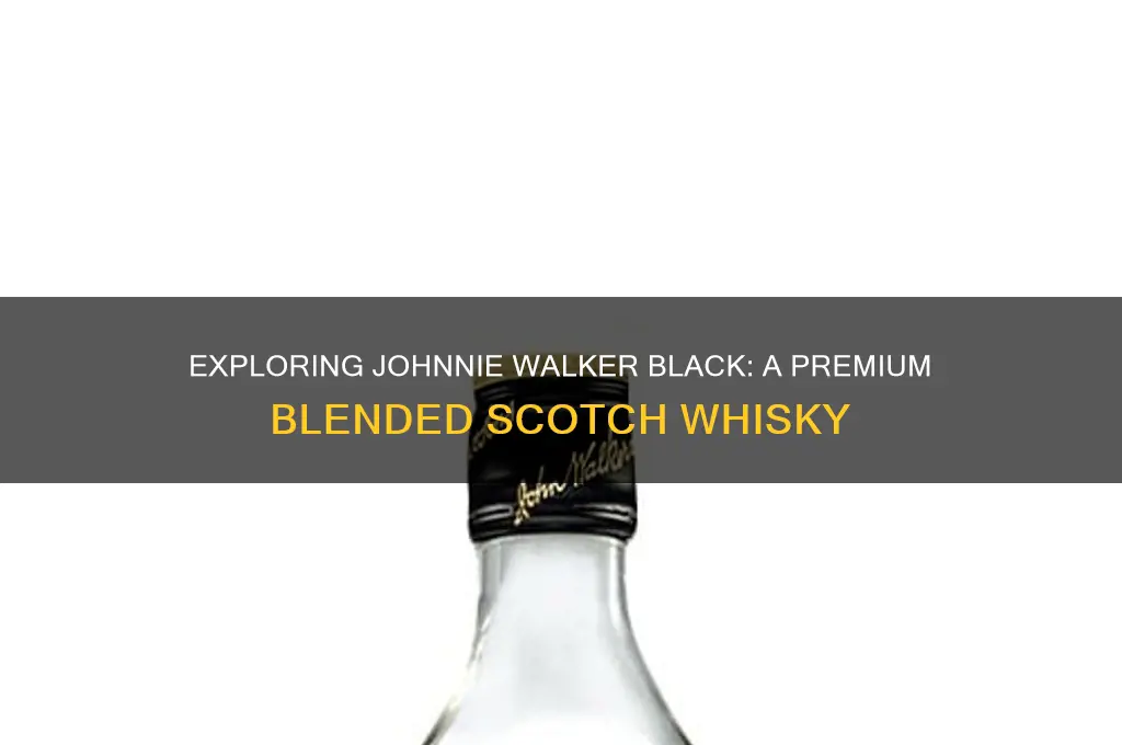 what type of alcohol is johnnie walker black