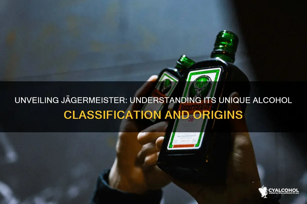 what type of alcohol is jägermeister