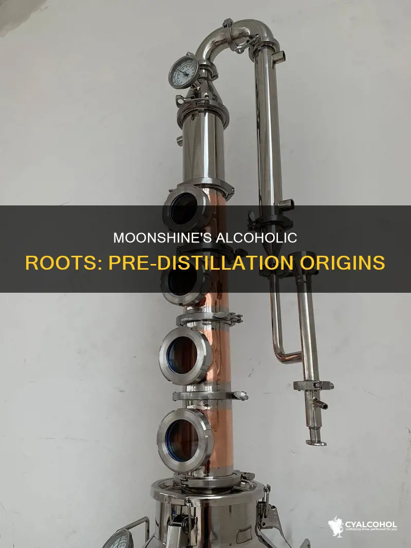 what type of alcohol is moonshine before its distilled
