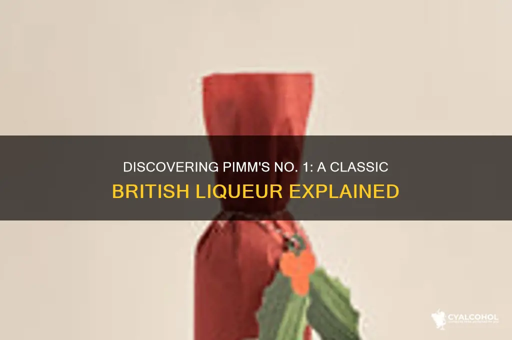 what type of alcohol is pimms no 1