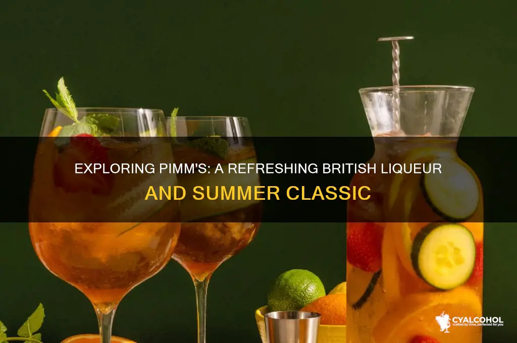 what type of alcohol is pimms