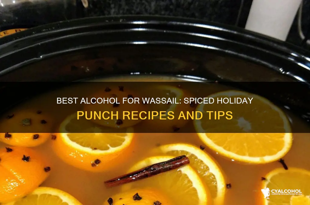 what type of alcohol to put in wassail
