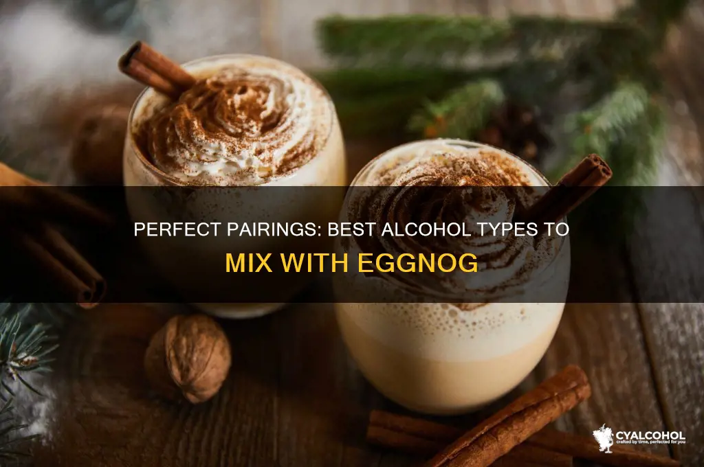 what type of alcohol with eggnog