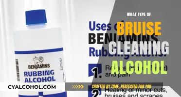 Effective Bruise Cleaning: Alcohol Types and Safe Application Methods