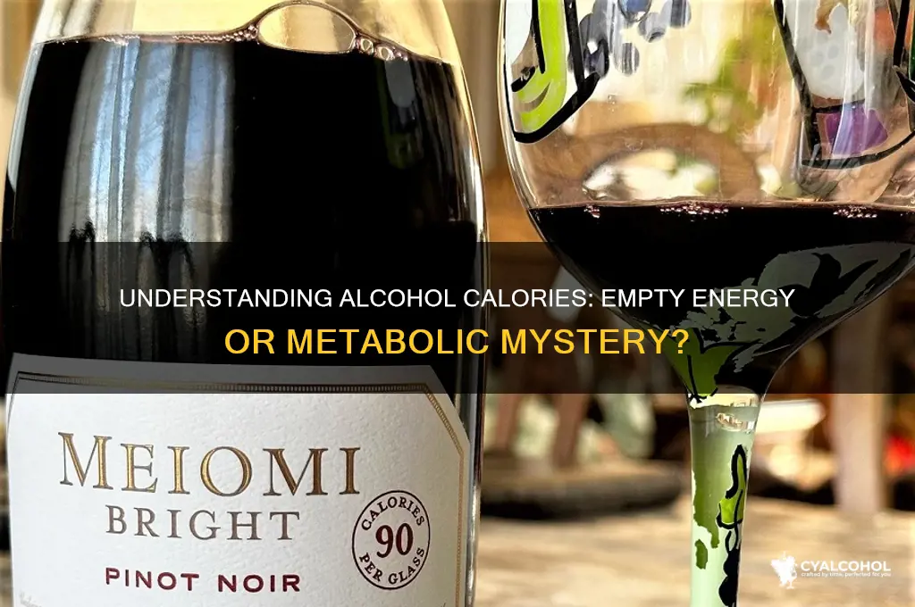 what type of calorie is alcohol