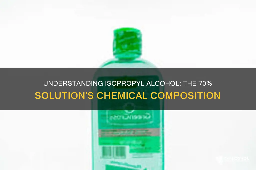 what type of checmical is 70 isp alcohol