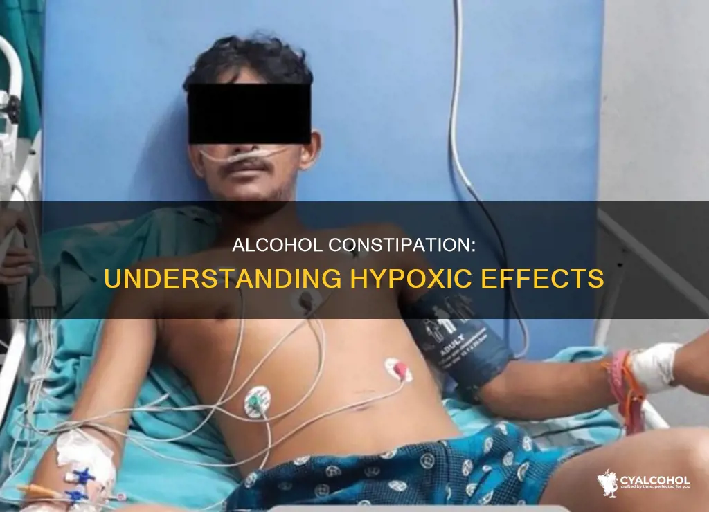 what type of hypoxia results from constipation of alcohol