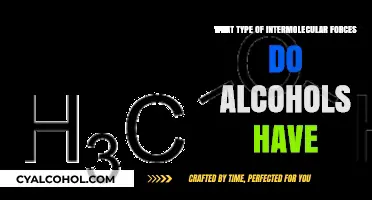 Understanding the Intermolecular Forces in Alcohols: Hydrogen Bonding and Beyond