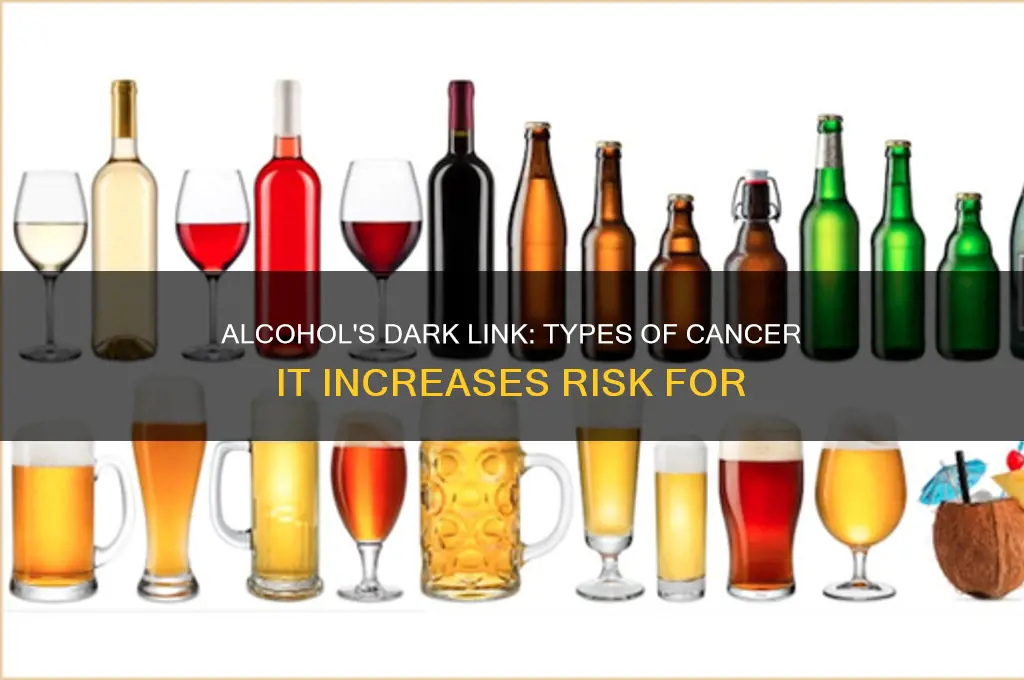 what types of cancer is alcohol linked to