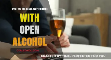 Safe Driving: Open Alcohol Legality