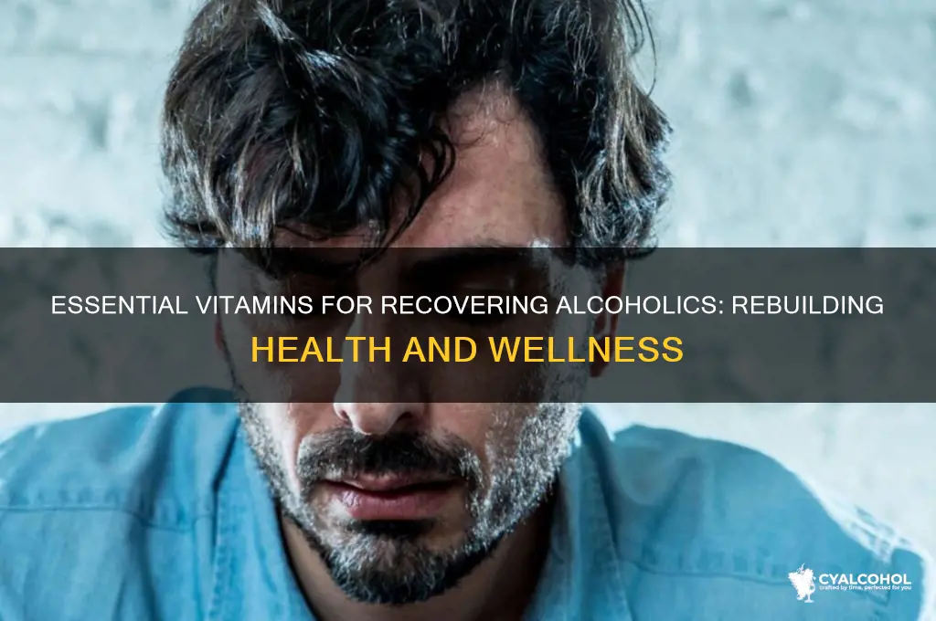 what vitamins are recovering alcoholics need