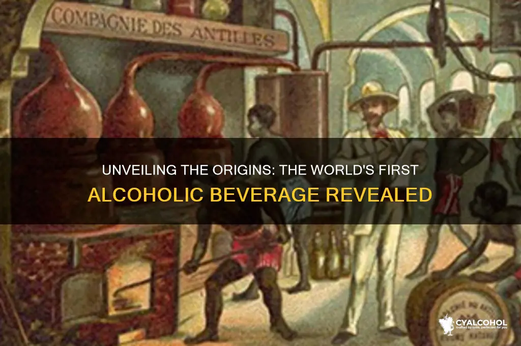 what was the first alcohol beverage