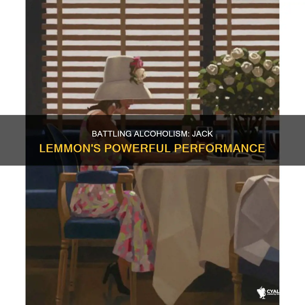 what was the movie with jack lemmon about alcoholics