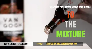 Why Add Cold Alcohol to Mixtures?