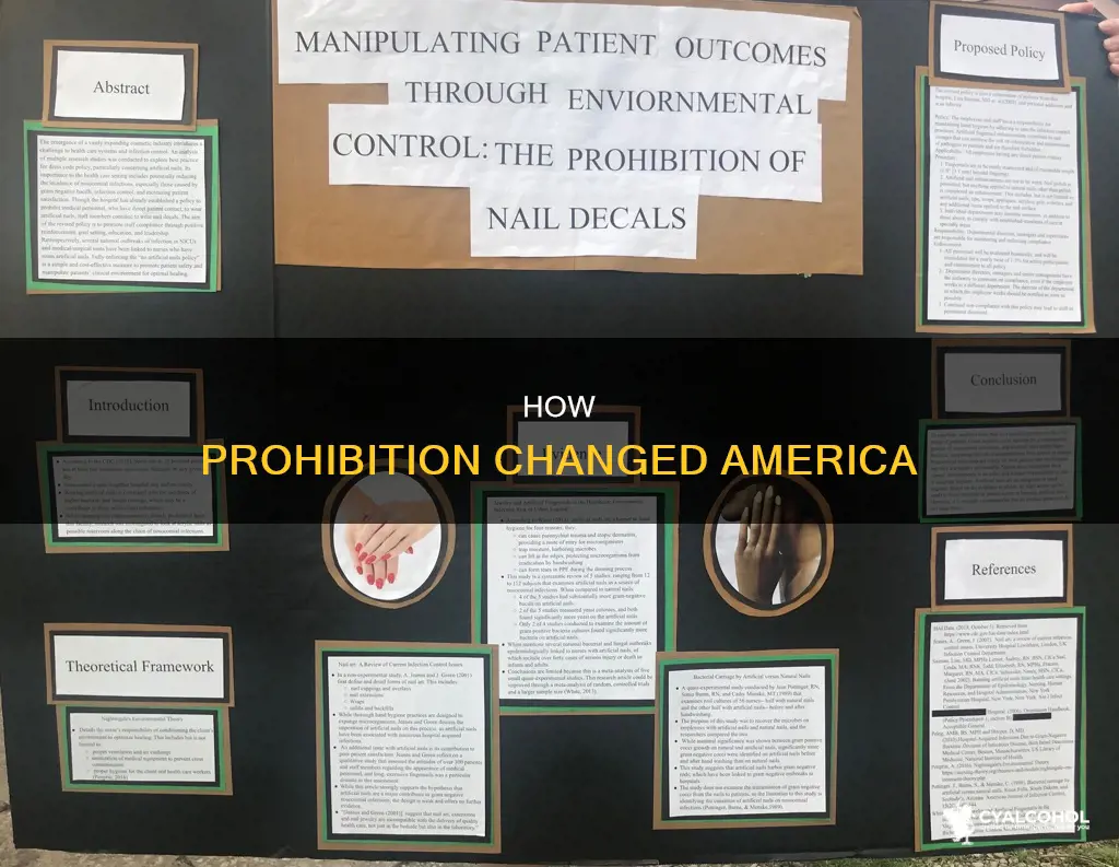 what was the result of abolishing the sale of alcohol