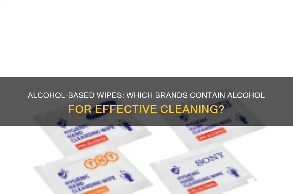 what wipes have alcohol in them