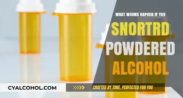 Snorting Powdered Alcohol: Risks, Dangers, and Potential Consequences Explained