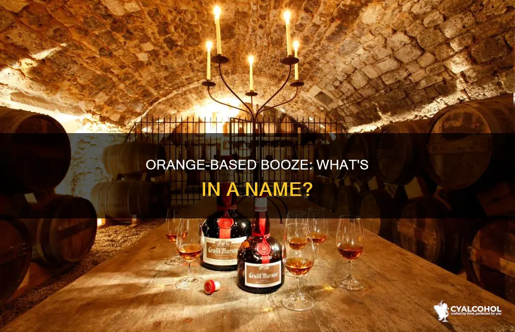 what would an alcoholic beverage made from oranges be called