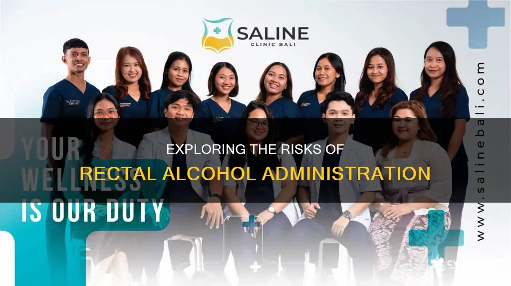 what would happen if u poured alcohol in ur buthole