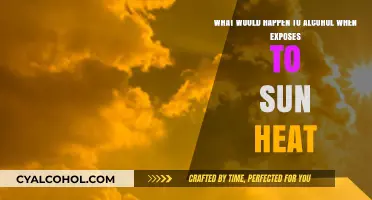 Sun-kissed Booze: Alcohol's Reaction to Sunlight
