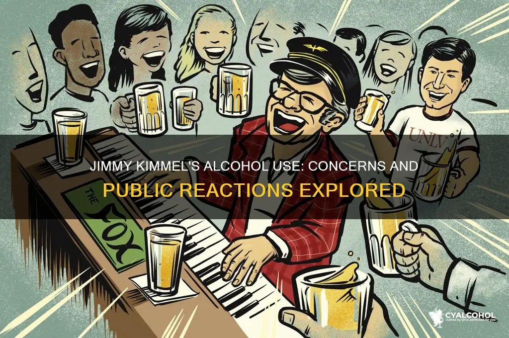 what wrong with jimmy kimmel alcohol