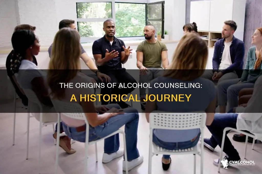 what yeaf did alcohol counseling start