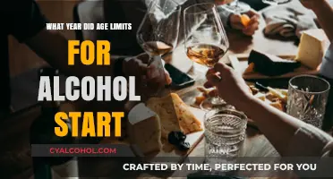 When Did Age Limits for Alcohol Begin? A Historical Overview