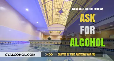 When Did the Quapaw Tribe Request Alcohol Rights?
