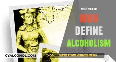 When and Who Officially Defined Alcoholism: A Historical Overview