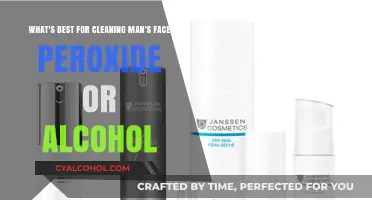 Peroxide or Alcohol: Which Cleanses a Man's Face Better?
