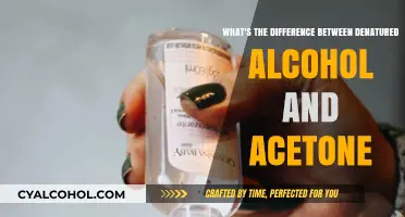Denatured Alcohol vs. Acetone: What's the Difference?