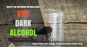 Light vs Dark Alcohol: What's the Difference?