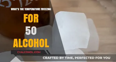 Freezing Point of 50% Alcohol: Understanding Its Temperature Threshold