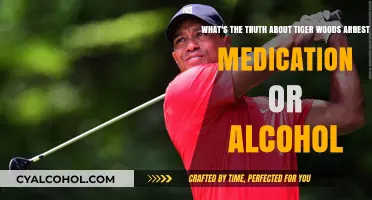 Tiger Woods' Arrest: Medication or Alcohol?