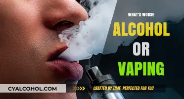 Alcohol vs. Vaping: Which Habit Poses Greater Health Risks?
