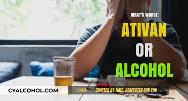 Ativan vs. Alcohol: Which Substance Poses Greater Risks?